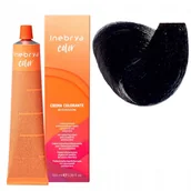 Farby do włosów i szampony koloryzujące - Inebrya Color, farba do włosów, koloryzacja trwała, 1/10, 100ml - miniaturka - grafika 1