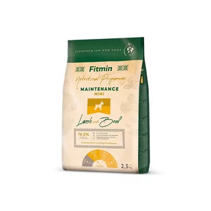 FITMIN Mini Maintenance Lamb&Beef 2,5kg - Sucha karma dla psów - miniaturka - grafika 1