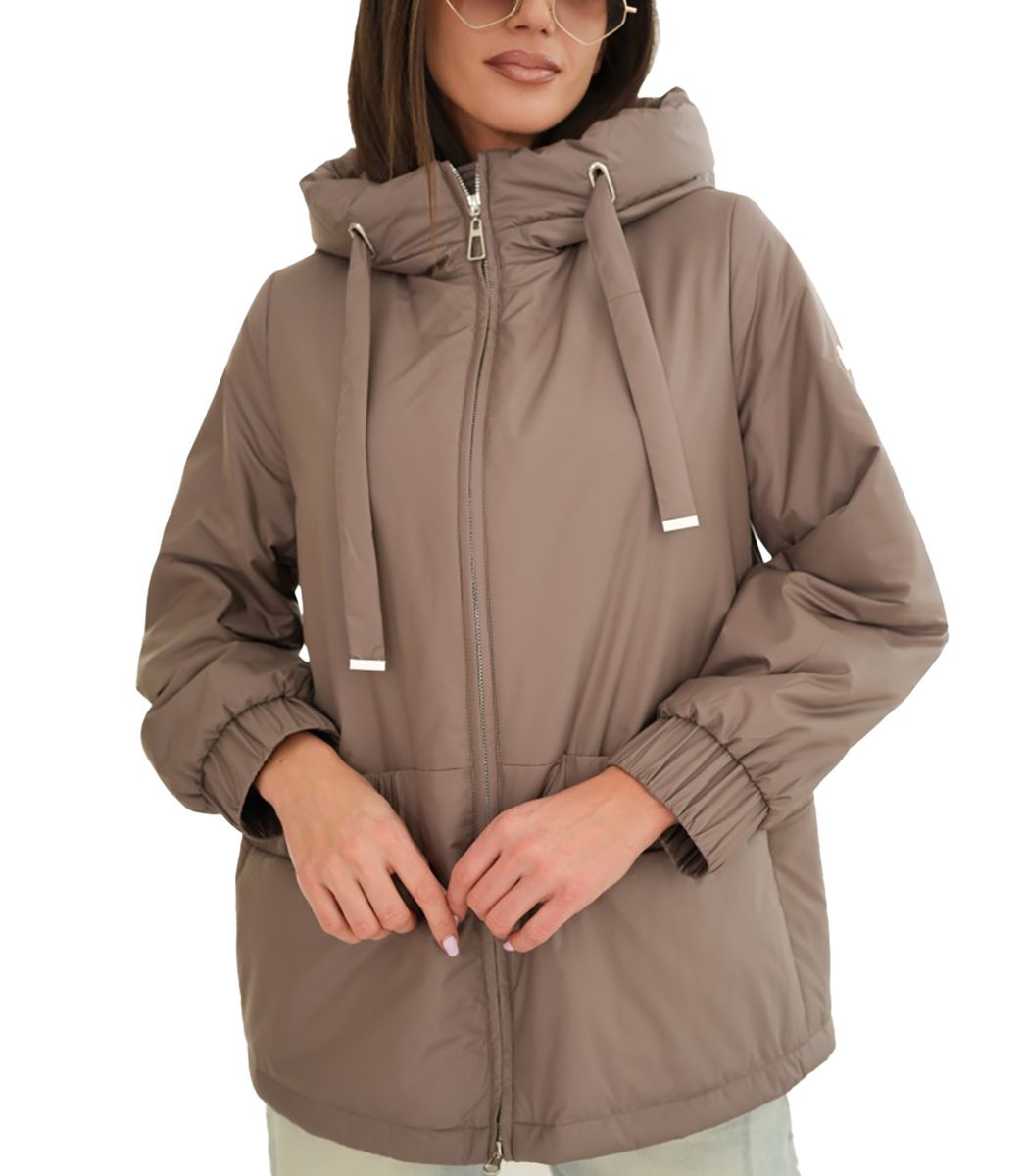 Damska kurtka przejściowa z kapturem oversize ZUZA-46