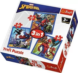 Trefl Puzzle 34841 Pajęcza siła 3w1 ŁÓDŹ 34841 - Puzzle - miniaturka - grafika 2