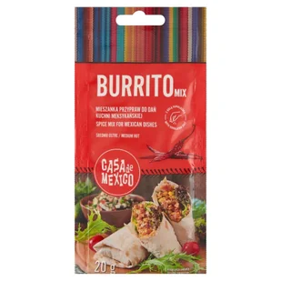 Casa de Mexico Przyprawa do Burrito 20g - Casa de Mexico - Kuchnie świata - miniaturka - grafika 1