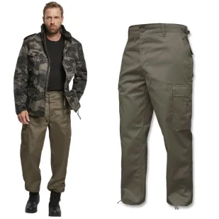 Spodnie Brandit BDU US Ranger Olive 3XL - Odzież taktyczna i umundurowanie - miniaturka - grafika 1