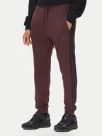 Spodnie sportowe męskie - adidas Spodnie dresowe Essentials 3-Stripes JX0749 Brązowy Regular Fit - miniaturka - grafika 1