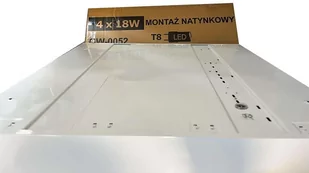 Lampa Panel Oprawa RASTROWA Natynkowa LED 4x60cm Germina - Oprawy, klosze i abażury - miniaturka - grafika 2