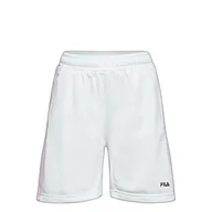 Spodenki damskie - FILA Dziecięce szorty BIALOGARD uniseks, Bright White-Fair Orchid, 98/104, Jasny biały orchidea, 98-104 - miniaturka - grafika 1