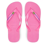 Klapki i japonki damskie - Japonki Havaianas 4110850.0129 Różowy - miniaturka - grafika 1