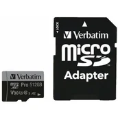 Karty pamięci - Verbatim 512GB microSDXC Pro 90MB/s - miniaturka - grafika 1