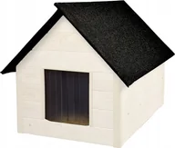 Legowiska dla psów - BUDA DLA PSA KOTA OCIEPLANA DWUSPADOWA XL WOODOK LEGOWISKO KOLOR BIAŁY - miniaturka - grafika 1