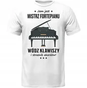 Koszulki męskie - KOSZULKA JAM JEST FORTEPIAN WÓDZ PREZENT MIŁOŚNIK - miniaturka - grafika 1
