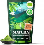 Herbata - Herbata Matcha organiczna premium 50 g z Japonii Kyoto do picia i deserów - miniaturka - grafika 1