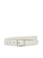 Paski - Calvin Klein Pasek Damski Classic Square Buckle Belt 20Mm LV04F7036G Biały - miniaturka - grafika 1