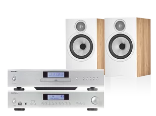 Rotel A12 MKII (srebrny) + CD14 MKII (srebrny) + 606 S3 (dąb) - Zestawy stereo - miniaturka - grafika 1