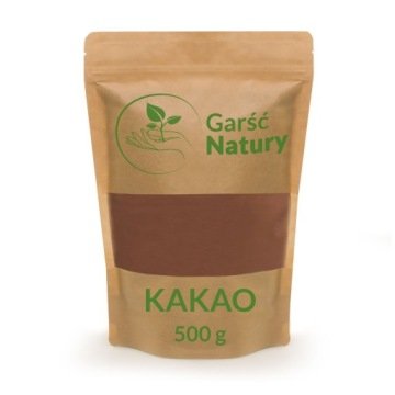 Kakao Mielone Naturalne Proszku 500g Alkalizowane