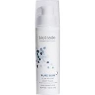 Podkłady do twarzy - Biotrade Pure Skin Glow Revival Night, Rozświetlający fluid na noc - miniaturka - grafika 1