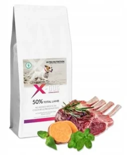 X-DOG GF ADULT M/L JAGNIĘCINA BATAT, MIĘTA 12KG - Sucha karma dla psów - miniaturka - grafika 1