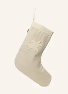 Ozdoby bożonarodzeniowe - Ferm Living Świąteczna Skarpeta beige - miniaturka - grafika 1