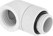 Chłodzenie wodne - Barrow Barrow Adapter 90 Grad G1/4 Zoll AG auf G1/4 Zoll IG - drehbar, weiß - miniaturka - grafika 1