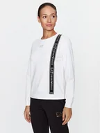 Bluzy damskie - EA7 Emporio Armani Bluza 6RTM25 TJKWZ 1100 Biały Regular Fit - miniaturka - grafika 1
