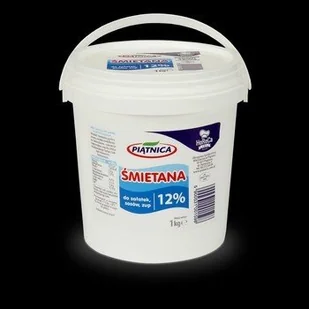 Śmietana 12% Piątnica 1Kg Horeca - Napoje energetyczne i izotoniczne - miniaturka - grafika 1