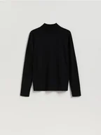 Swetry męskie - Reserved - Sweter z wiskozą - czarny - miniaturka - grafika 1