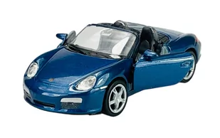 Welly Porsche Boxster S Bez Dachu Niebieski 1:34 Samochów Nowy Metalowy Model - Samochody i pojazdy dla dzieci - miniaturka - grafika 1