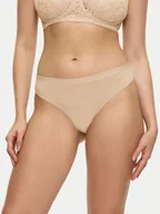 Majtki damskie - Triumph Stringi Sense Of Modal 10224759 Beżowy - miniaturka - grafika 1