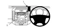 Akcesoria motoryzacyjne - Brodit 653977 ProClip  Mazda BT 50bj.07  12/Ford Ranger BJ 07  12 653977 - miniaturka - grafika 1