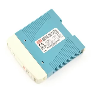 Zasilacz Mean Well MDR-10-5 na szynę DIN - 5V/2A/10W - Zasilacze i transformatory - miniaturka - grafika 1