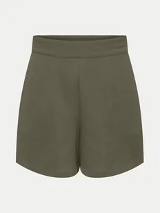 ONLY Szorty materiałowe Nova 15325521 Zielony Regular Fit - Spodenki damskie - miniaturka - grafika 1