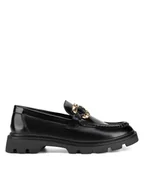 Mokasyny damskie - Badura Mokasyny SOPHIA-116675 Czarny - miniaturka - grafika 1