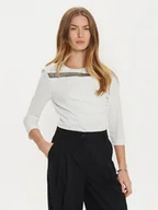 Bluzki damskie - Rinascimento Bluzka CFC0121171003 Biały Regular Fit - miniaturka - grafika 1