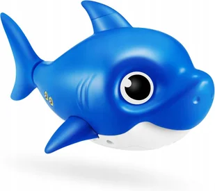 BABY SHARK Robo Alive Pływający tata rekin niebieski Daddy śpiewa i pływa - Zabawki do kąpieli - miniaturka - grafika 1