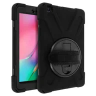 Etui do tabletów - Etui Samsung Galaxy Tab A 8.0 2019 Hybrid Handle Kickstand Pasek na ramię Czarny - miniaturka - grafika 1