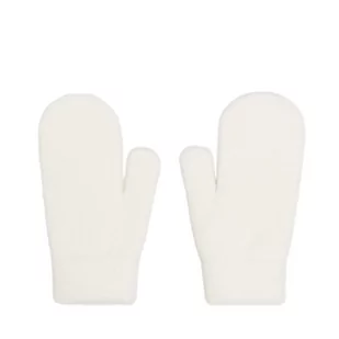 Cropp - Kremowe rękawiczki jednopalczaste - Kremowy - Rękawiczki - miniaturka - grafika 1
