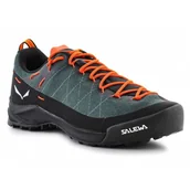 Buty sportowe męskie - Buty Salewa Wildfire Canvas M 61406-5331 zielone - miniaturka - grafika 1