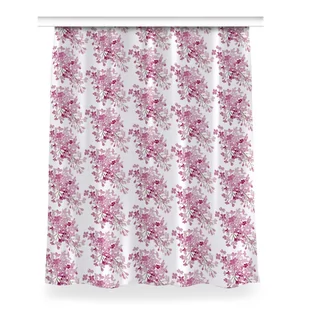 Gotowa zasłona Różowe kwiaty do sypialni 150x200, Fabricsy - Zasłony - miniaturka - grafika 1