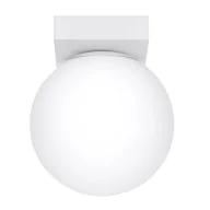 Lampy sufitowe - Biała mała lampa sufitowa kula - 4Q A163 P5-G52 - miniaturka - grafika 1