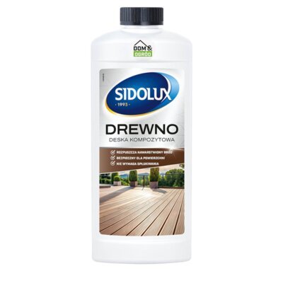 Płyn do czyszczenia drewna SIDOLUX Dom i Ogród 1L