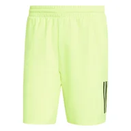 Spodenki męskie - Męskie Spodenki ADIDAS CLUB 3STR SHORT IS8153 – Neonowy - miniaturka - grafika 1
