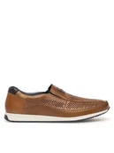 Półbuty męskie - Rieker Półbuty 11950-25 Brązowy - miniaturka - grafika 1