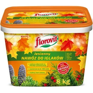 Nawóz granulowany Florovit jesienny 8 kg do iglaków - Nawozy ogrodnicze - miniaturka - grafika 1
