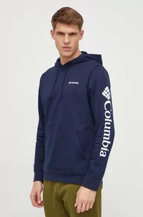 Columbia bluza męska kolor granatowy z kapturem z nadrukiem - Bluzy męskie - miniaturka - grafika 1
