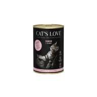 Mokra karma dla kotów - Cats Love Junior Huhn - kurczak z algami i olejem z krokosza 400 g - miniaturka - grafika 1