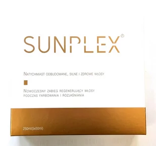 SUNPLEX KURACJA REGENERUJĄCA WŁOSY 250ML (5X50ML) - Serum do włosów - miniaturka - grafika 1