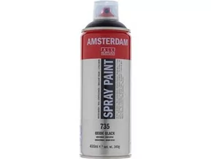 Talens Amsterdam, farba akrylowa w sprayu, 400 ml, Czarny oxydowy - Przybory szkolne - miniaturka - grafika 2
