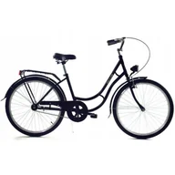 Rowery - Rower Miejski Dallas Bike Retro z koszem 26" 1spd - miniaturka - grafika 1