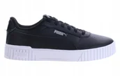 Buty trekkingowe damskie - Młodzieżowe sneakersy Carina 2.0 PUMA Black Silver Gray - miniaturka - grafika 1