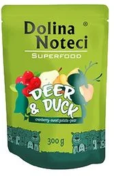 Dolina Noteci Superfood - jeleń i kaczka 300g /saszetka - Mokra karma dla psów - miniaturka - grafika 1