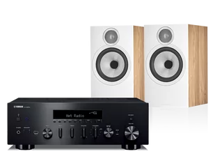 Yamaha R-N600A (czarny) + 606 S3 (dąb) - Zestawy stereo - miniaturka - grafika 1