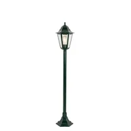 Lampy ogrodowe - QAZQA Klasyczna stojąca lampa zewnętrzna ciemnozielona 125 cm IP44 - Nowy Orlean - miniaturka - grafika 1
